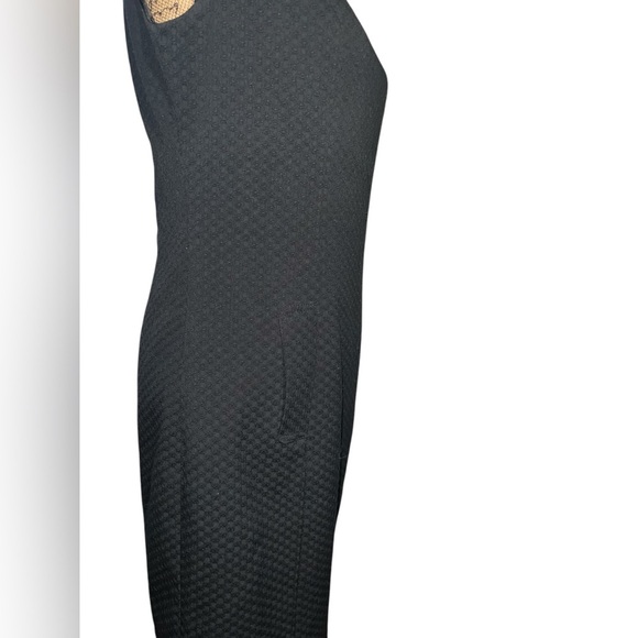 Birgitta Made By Burgalux Denmark Black Sleeveless Shift Dress Size 46‎ US 14 - Picture 2 of 7